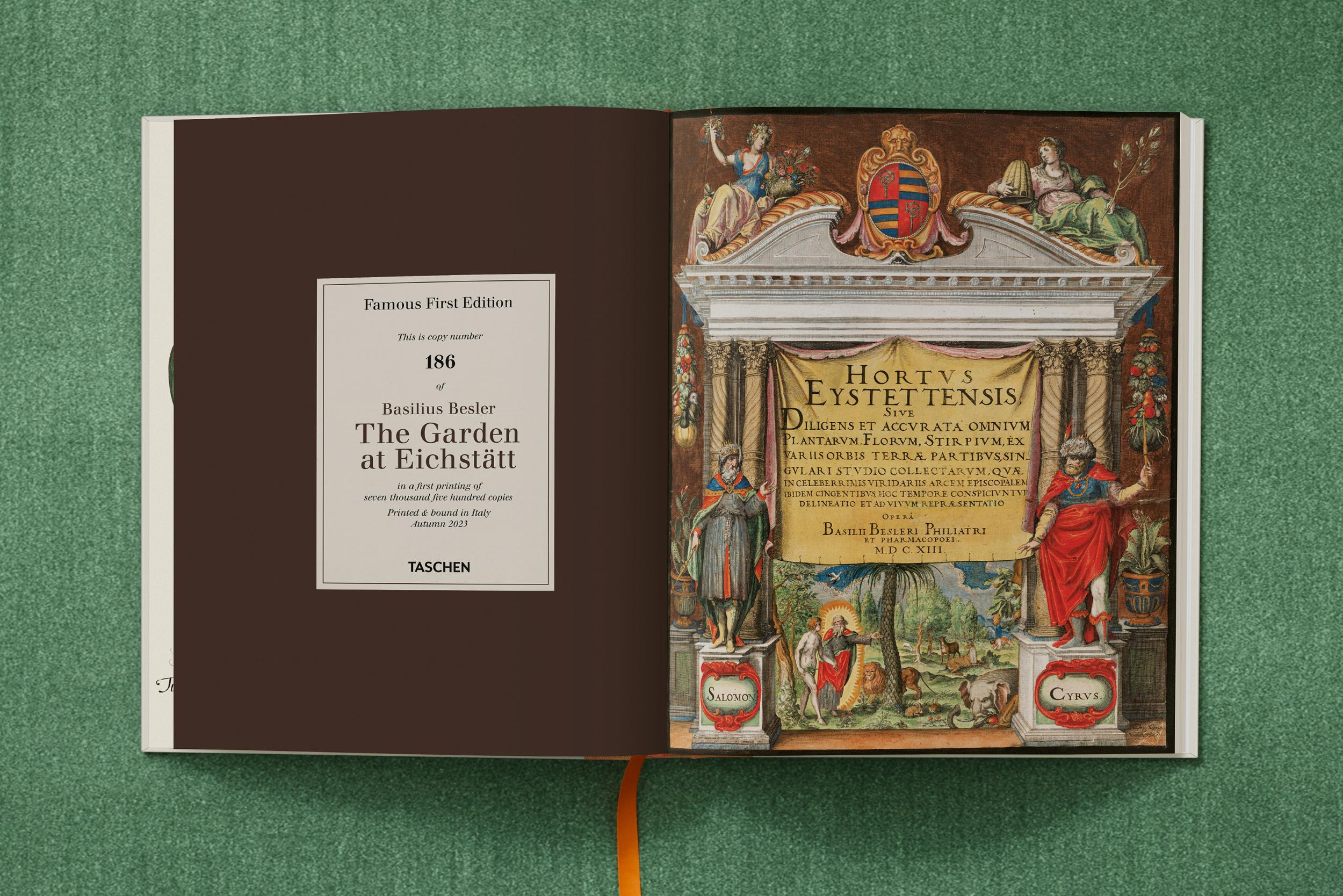 Basilius Besler. The Garden at Eichstätt – Plastic Books